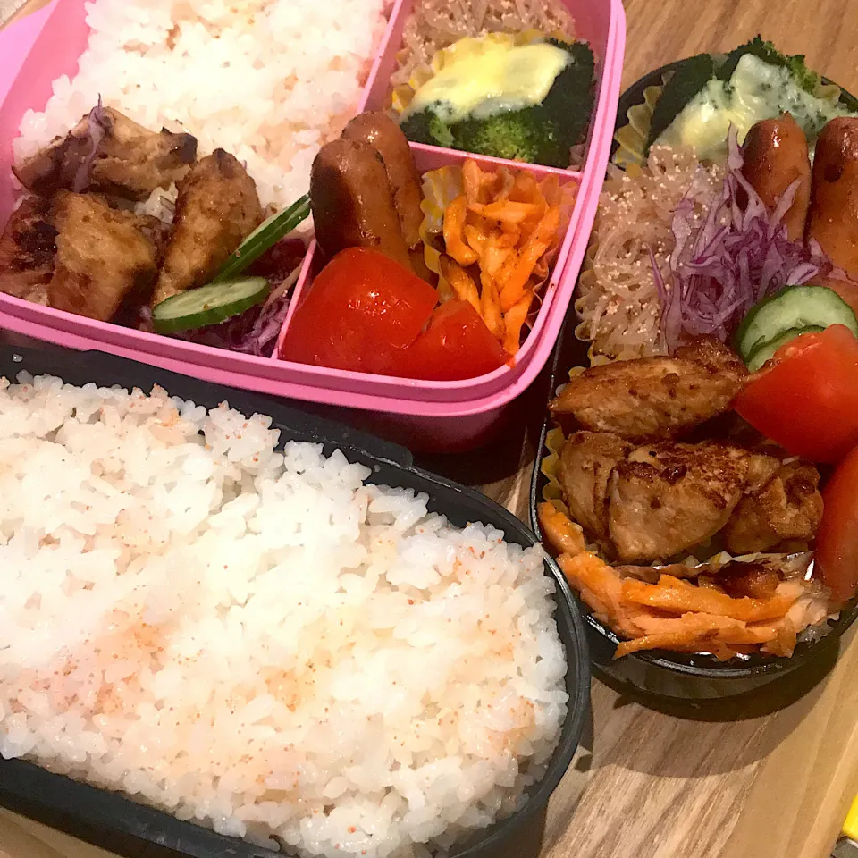 Snapdishの料理写真:今日のお弁当🍱今日も少し過ごしやすそう♪気をつけていってらっしゃい👋😊|mokoさん