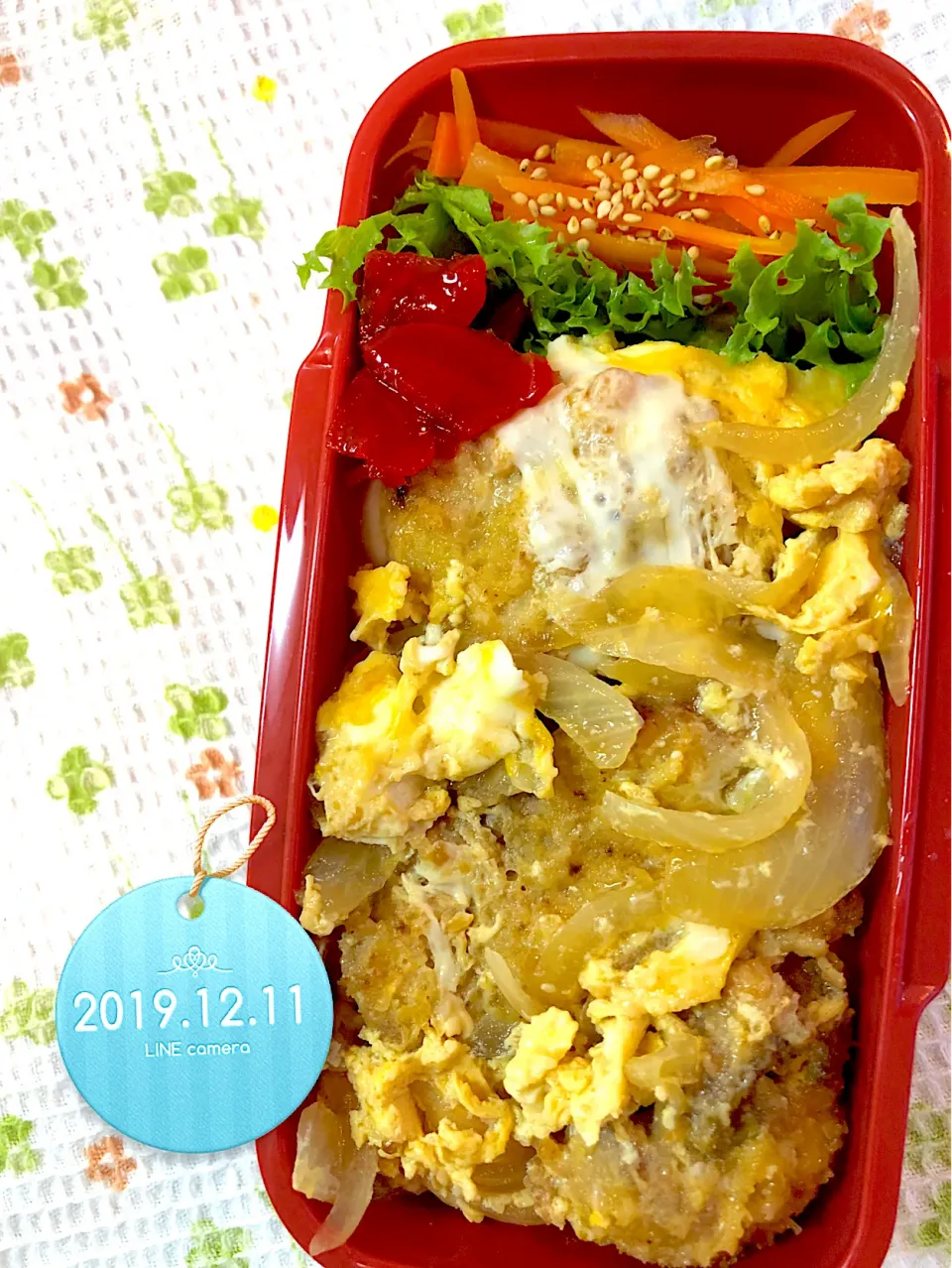 カツどーんJKお弁当|harutomomamaさん