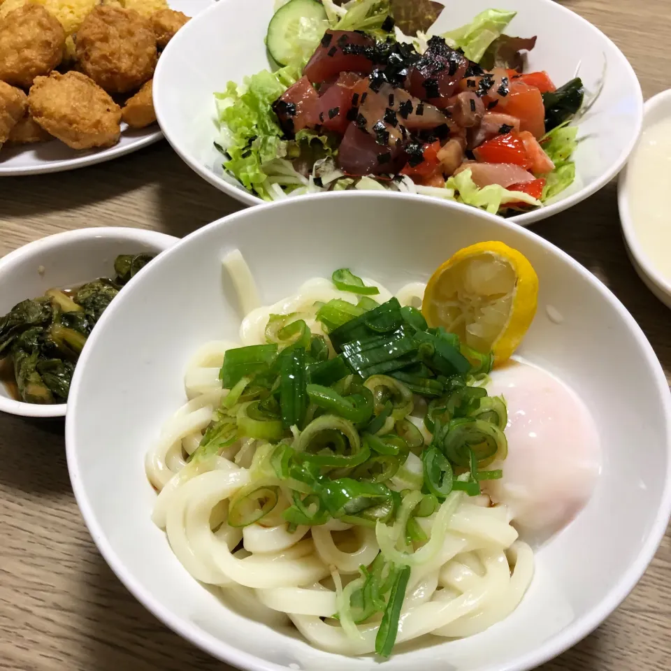 Snapdishの料理写真:釜玉うどん|seiko Oさん