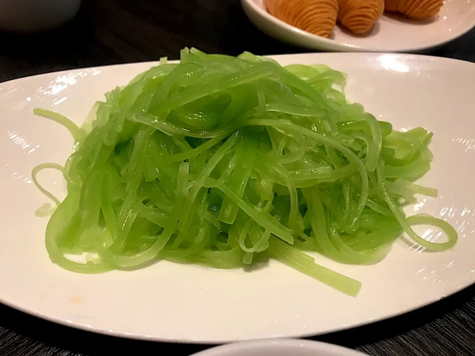 Sautéed shredded lettuce roots|Sky Blueさん