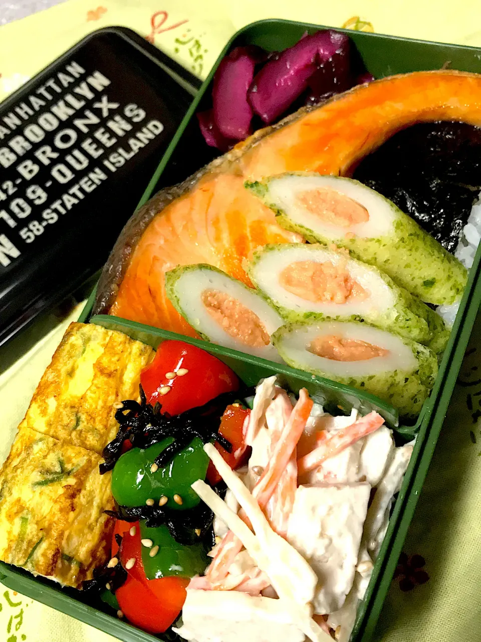 Snapdishの料理写真:何から食べる？のっけ盛り弁当|りかさん