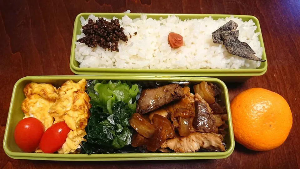 Snapdishの料理写真:鰤の照り焼き弁当|りょーさん