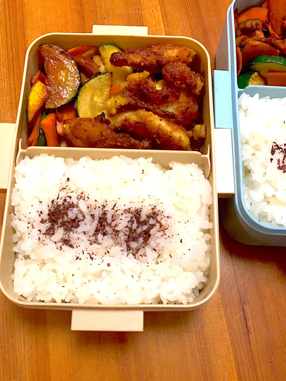 カレー味鶏肉炒め　木曜の　弁当|Mzkさん