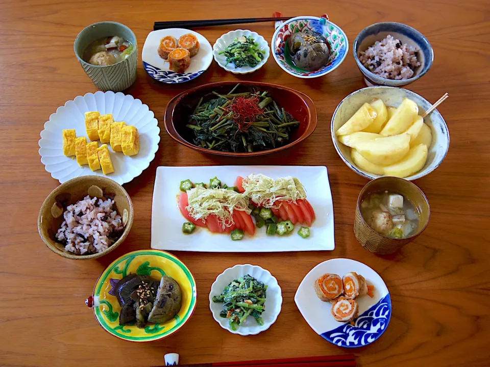 おかず色々朝ごはん|@chieko_tanabe_さん