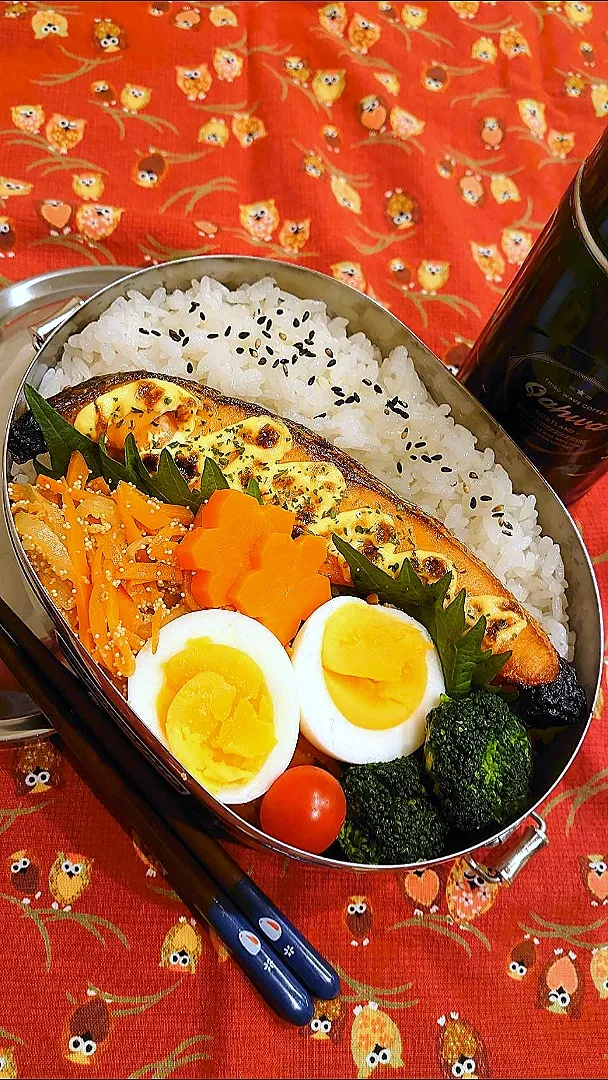 Snapdishの料理写真:旦那さん弁当|ねこさんさん