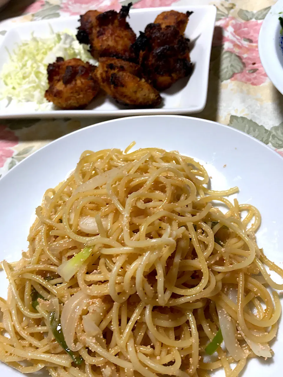 明太子パスタ&チーズ照り焼き|高田 奈々さん