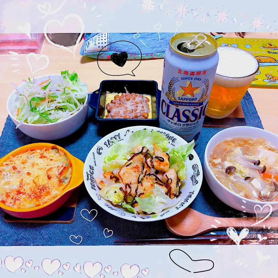 Snapdishの料理写真:１２／１２ ｔｈｒ 晩ごはん🍴＊○°|rinaronarさん