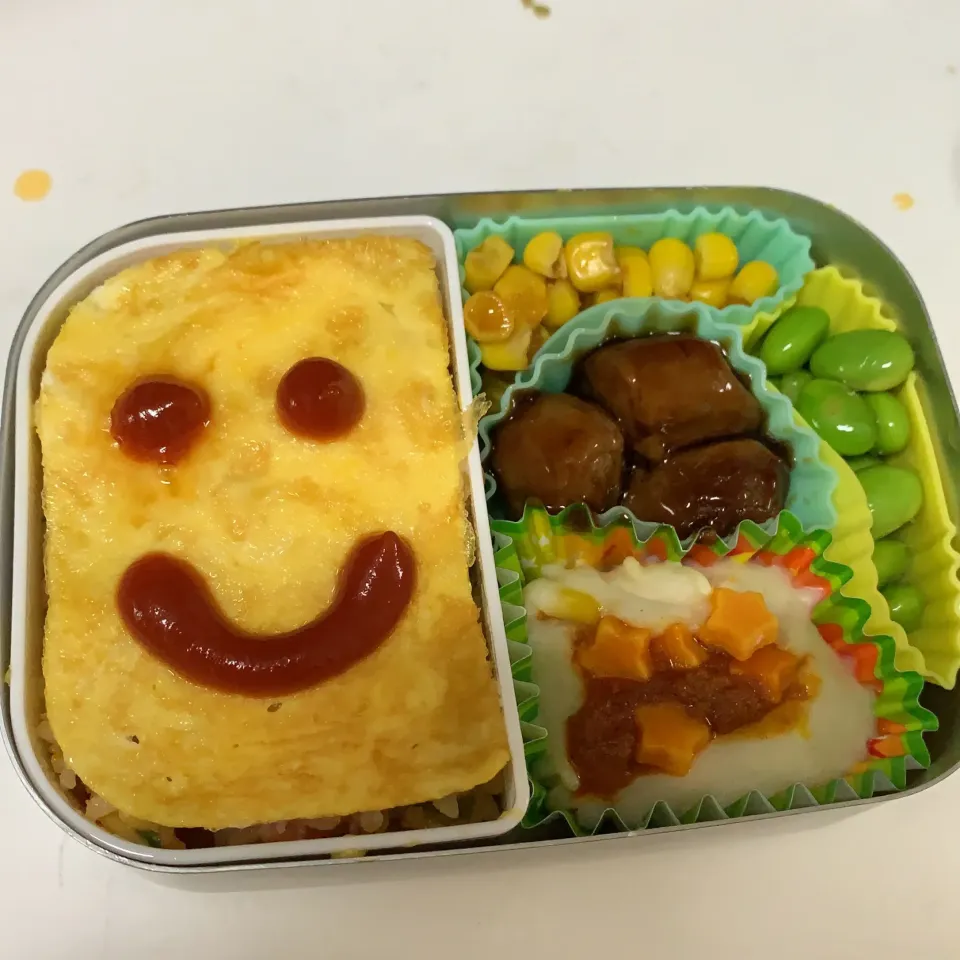 幼稚園弁当！手抜きでごめんね|みいいいいいいやんさん