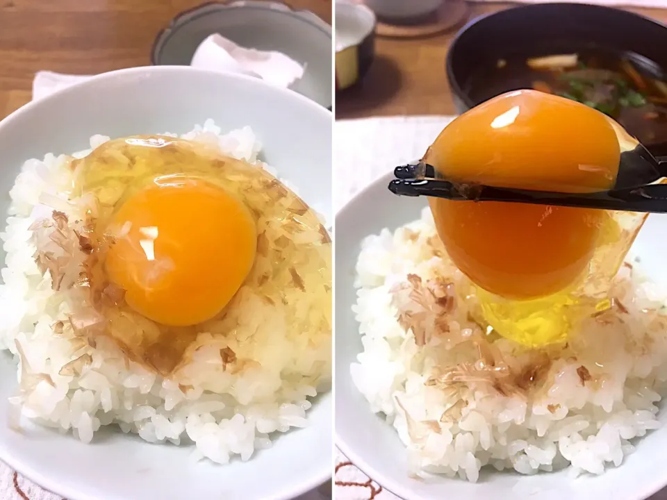 Snapdishの料理写真:たまごかけごはーん！
 #簡単料理  #たまごかけごはん|morimi32さん