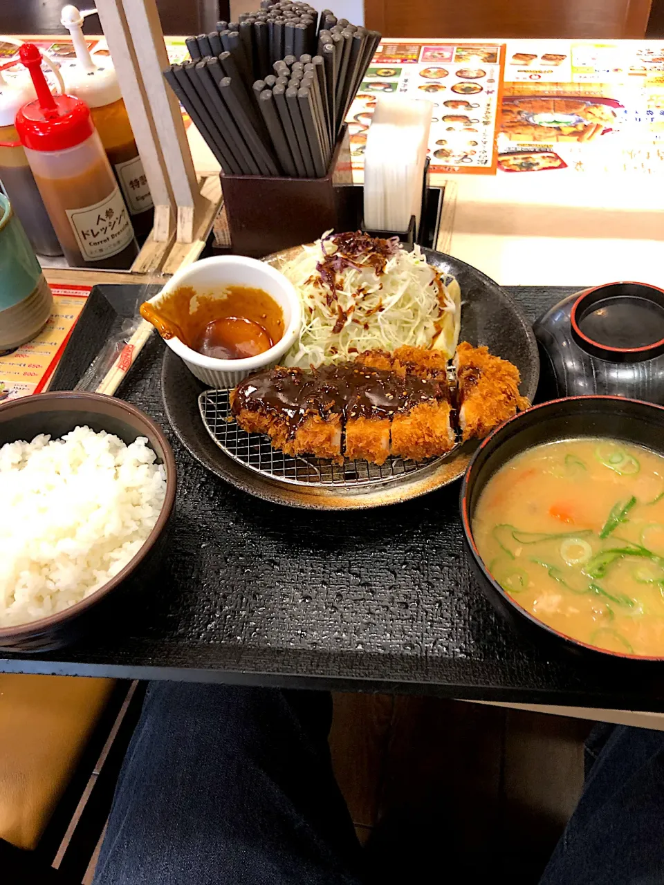 ソースカツ定食|おのけんさん