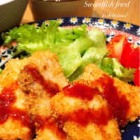 カジキマグロのフライ。