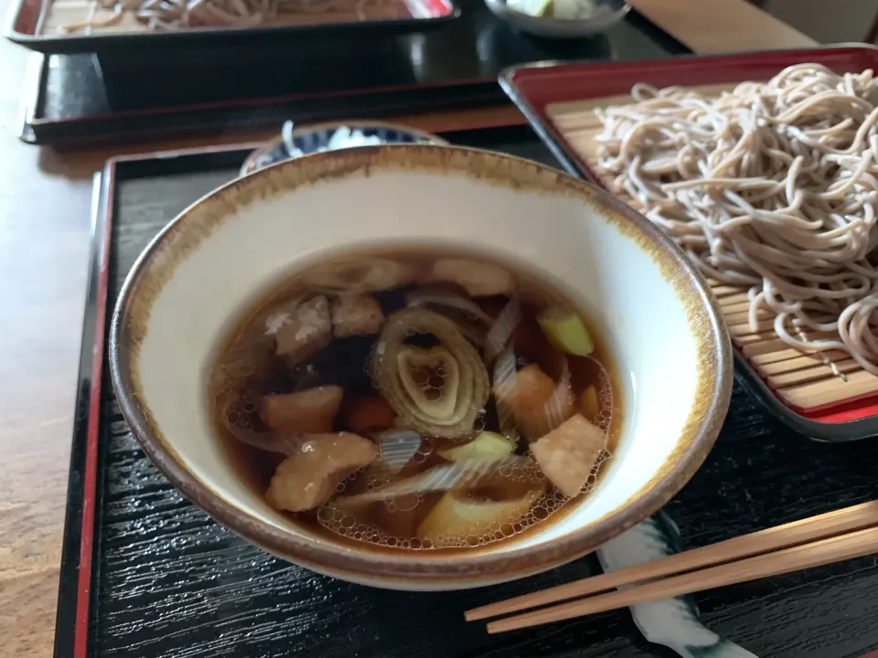 Snapdishの料理写真:鴨せいろ|まる(丸大豆)さん