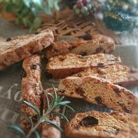 かのりさんの料理 ほうじ茶といちじくのビスコッティ