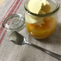 フレッシュオレンジとオレンジのゼリー