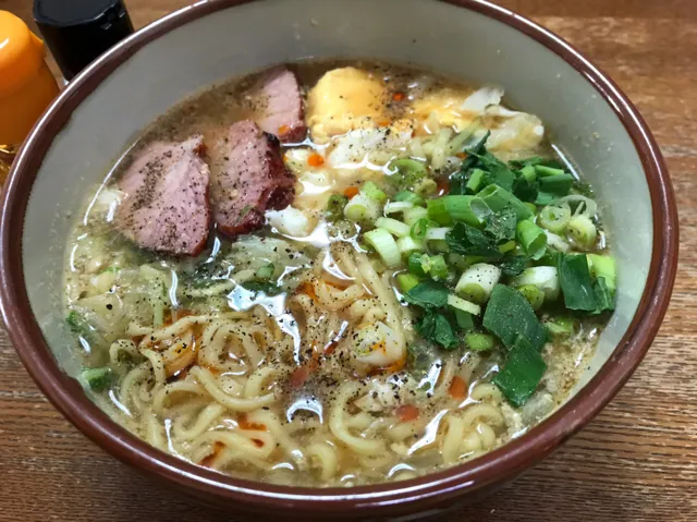 マルちゃん正麺🍜、味噌味❗️ (・)(・ξ(・_・✨|サソリさん