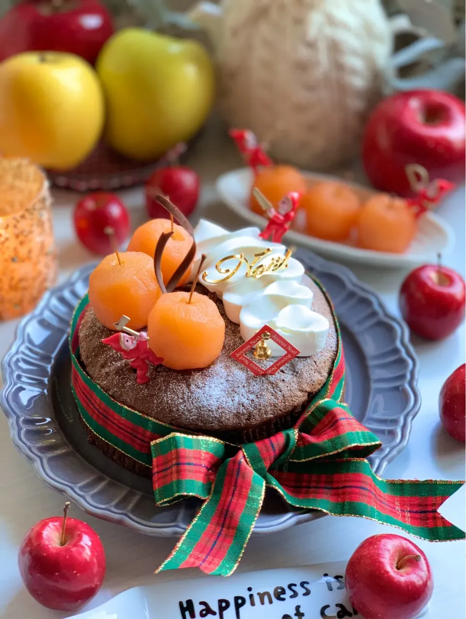 Snapdishの料理写真:✨🎄🍎りんごのガトーショコラ🍎🎄✨|lily_lily821さん