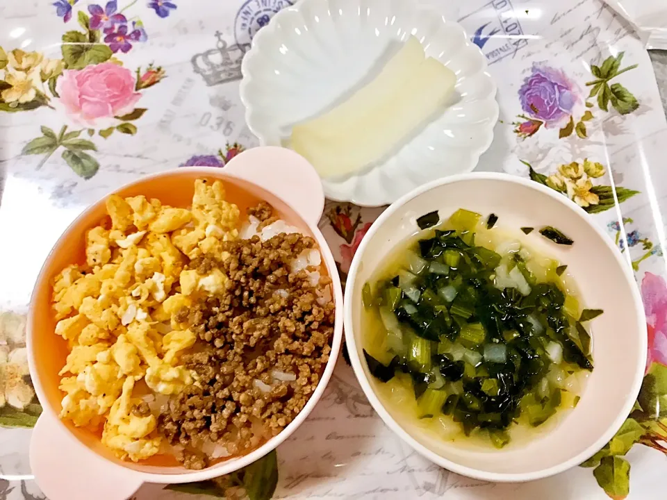 1歳離乳食✨そぼろ丼|綾奈さん