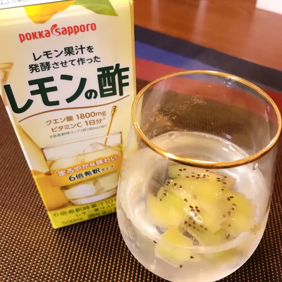 レモン酢ソーダ🍋|Asamiさん