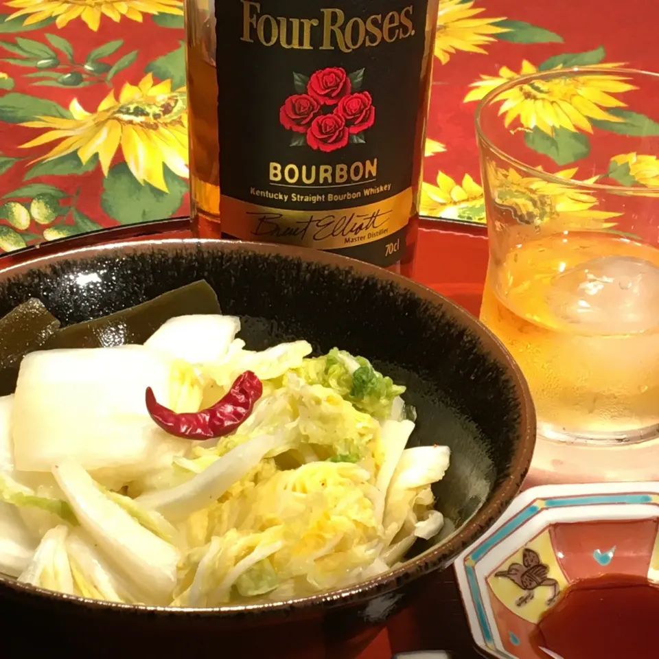 自家製白菜の漬物|通風じいさんと糖尿ばあさんの食卓さん