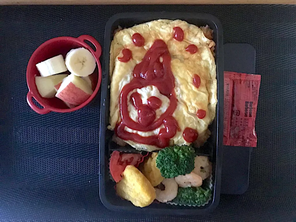 Snapdishの料理写真:12/17 サンタさん？笑 お弁当|侑子さん