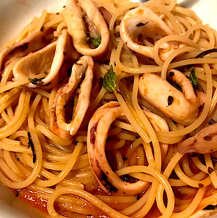 イカのトマト🍅パスタ🍝|純さん