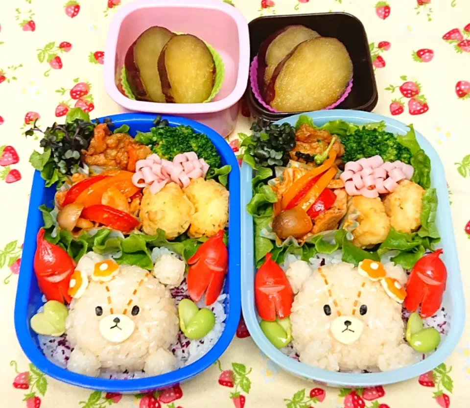 ルルロロのつもり弁当❤️|みちゅあしさん