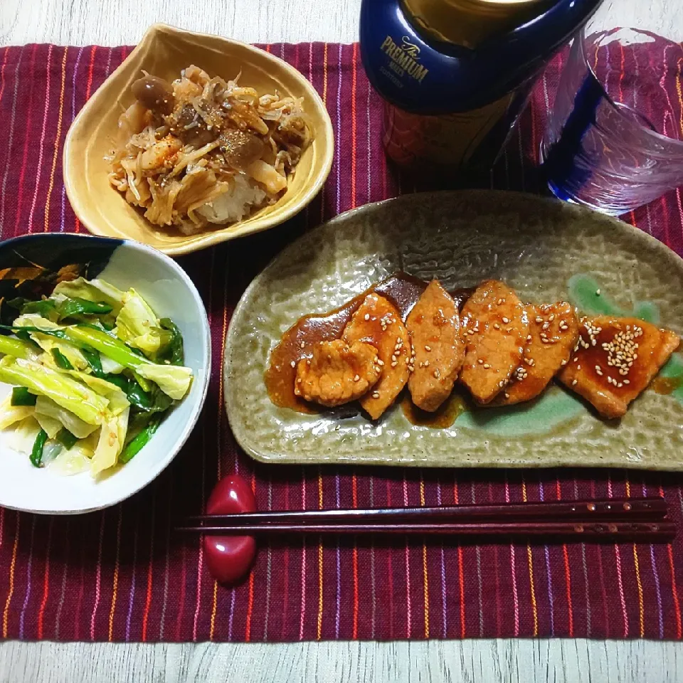 Snapdishの料理写真:からビーさんの豚ヒレ肉のさっぱり煮|真希さん