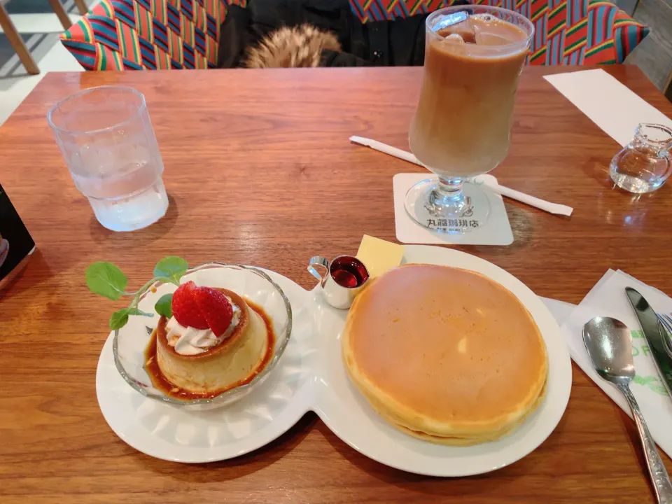 ミニホットケーキ＆プリンのセット🥞🍮|chan mitsuさん