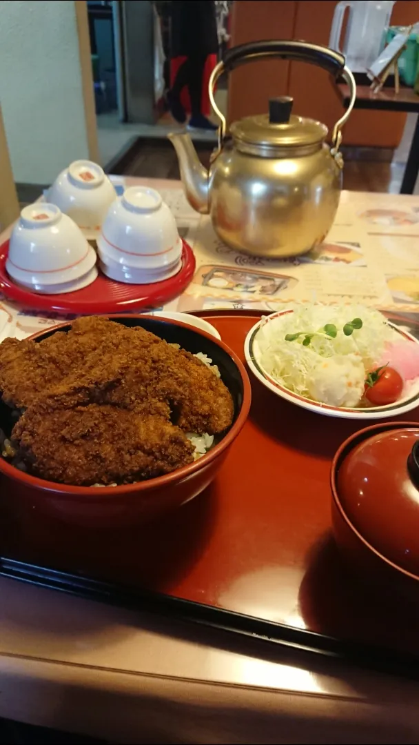 敦賀ヨーロッパ軒本店のソースかつ丼セット|たかしさん