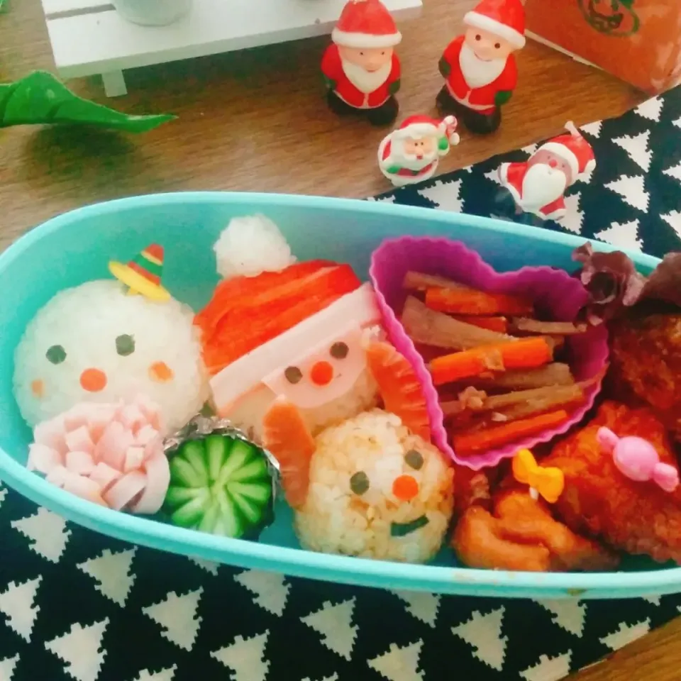 クリスマスおにぎり弁当|そらさん