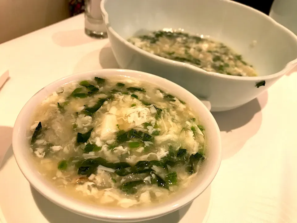 Mashed fish thick soup, vegetables, bamboo pith|Sky Blueさん