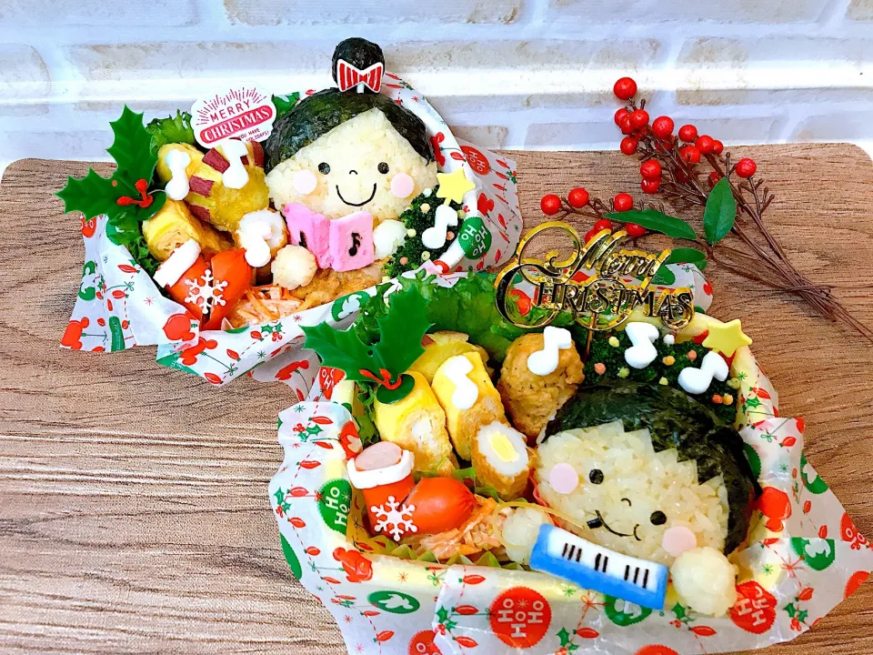 #子ども達弁当　クリスマス発表会♡|みぃさん