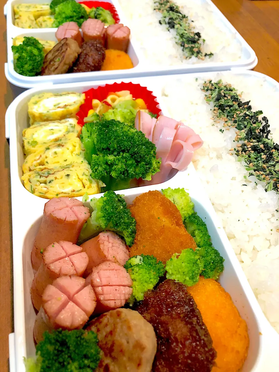 Snapdishの料理写真:12/19長男&次男用弁当|マツさん