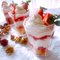 失敗シフォンケーキからトライフル