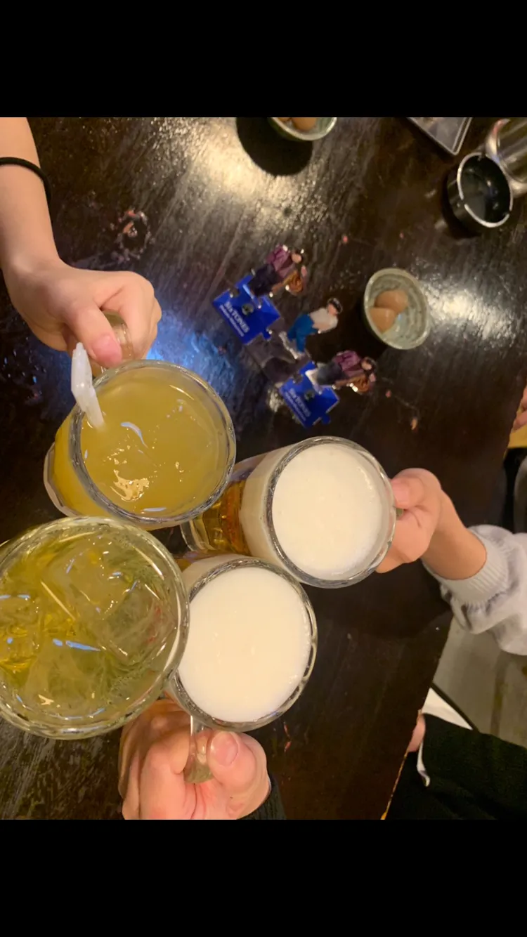 Snapdishの料理写真:乾杯🖤🖤🖤🖤|なぎさん