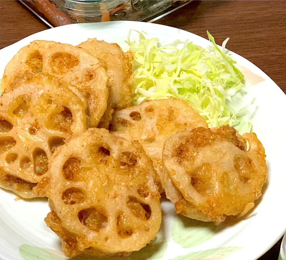 レンコン海老はさみ揚げ🦐|sakiさん