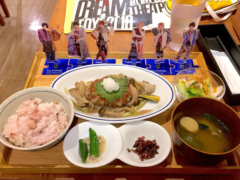 豆腐ハンバーグ定食💎|なぎさん