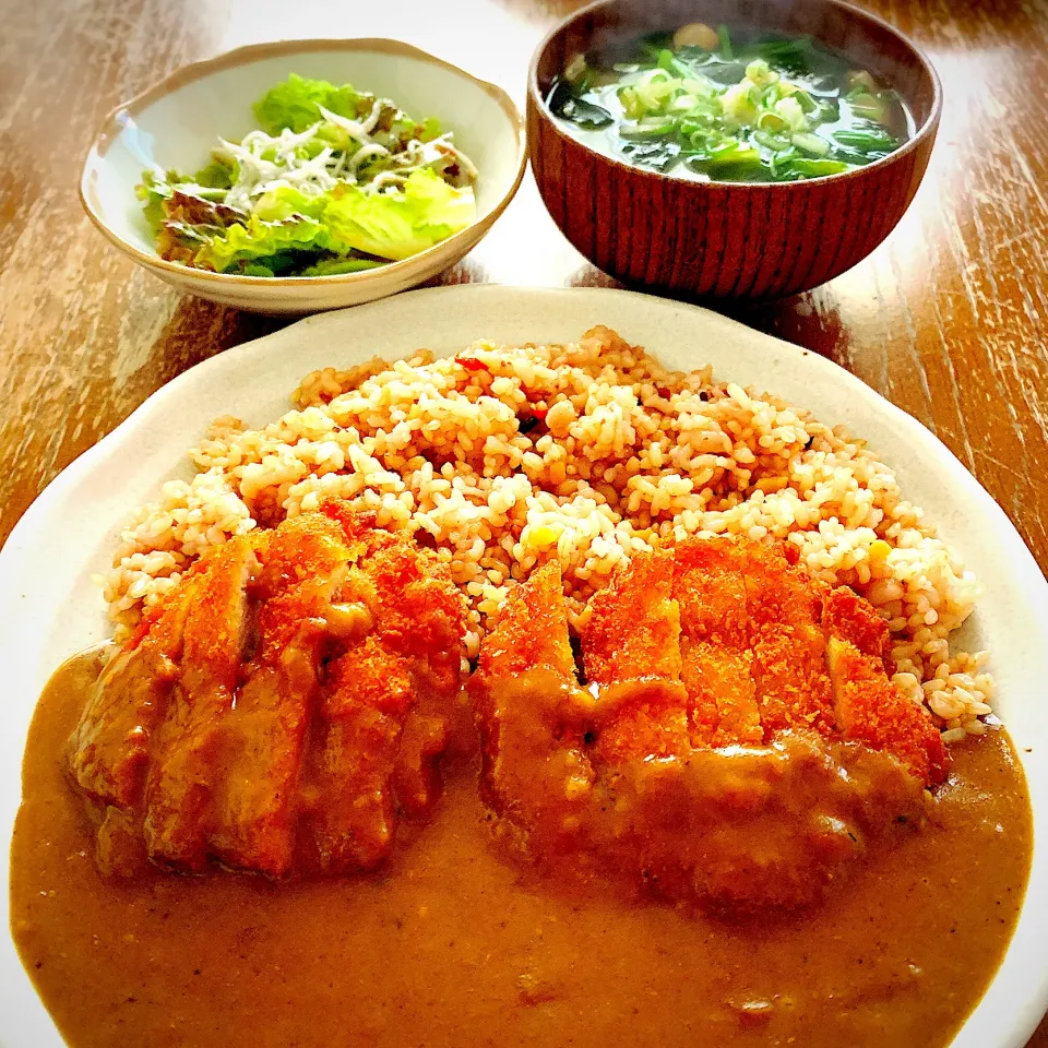 Snapdishの料理写真:CoCo壱番屋風ヒレカツカレー|プチテンよすさん