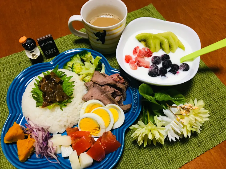 私の朝ご飯♪|バシュランさん