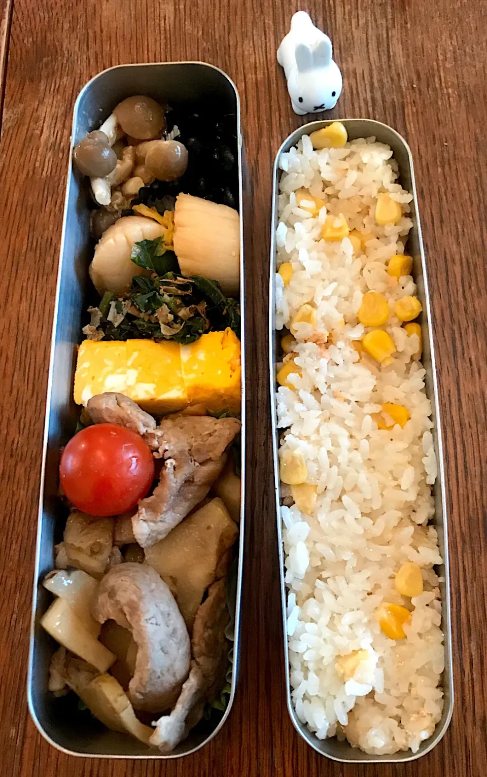 ランチ #お弁当  #お弁当記録  #サーモス #豚肉と菊芋炒め|小松菜さん