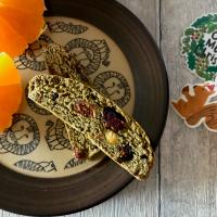 かのりさんの料理 ほうじ茶といちじくのビスコッティ