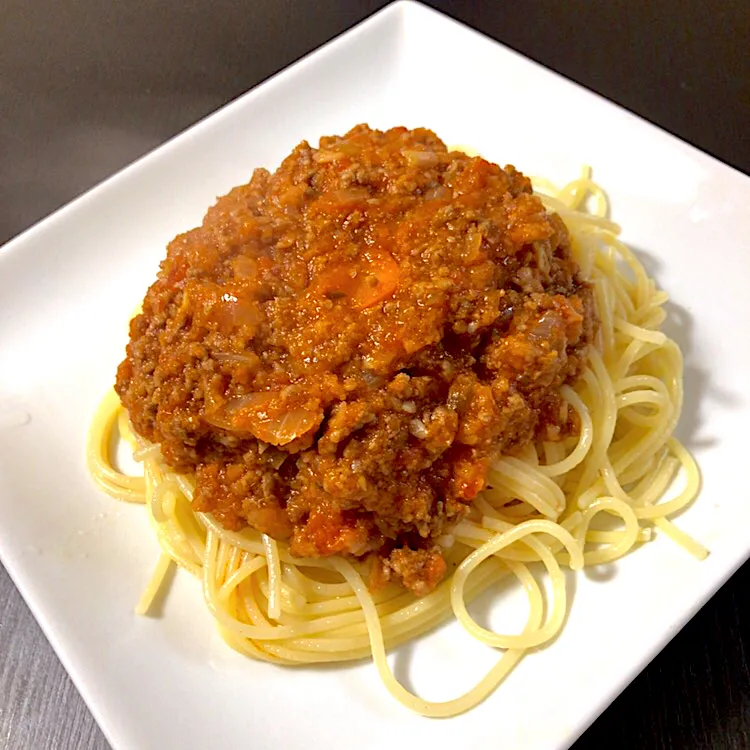 ミートソースパスタ🍝|りえさん