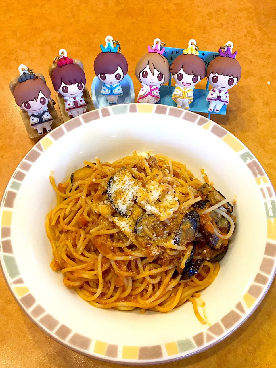 なすのミートソーススパゲティ👑|なぎさん