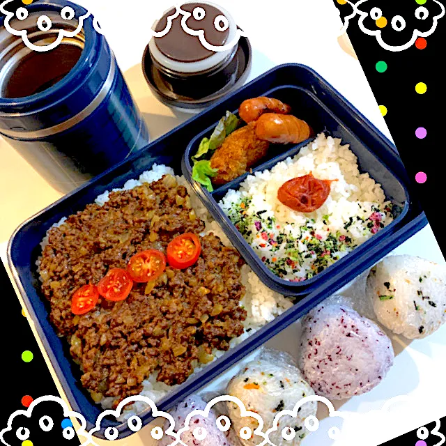 週末限定ドデカ弁当〜キーマカレー〜|ryosanさん