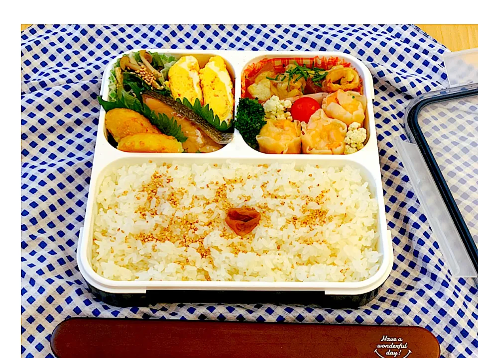 Snapdishの料理写真:カニ焼売🦀弁当♪|たまごさん