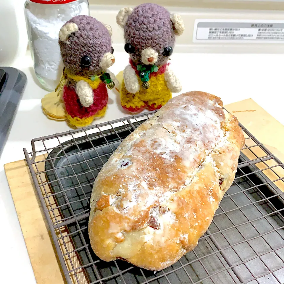 シュトーレンぽい物焼きました(￣∇￣)|chagashiさん