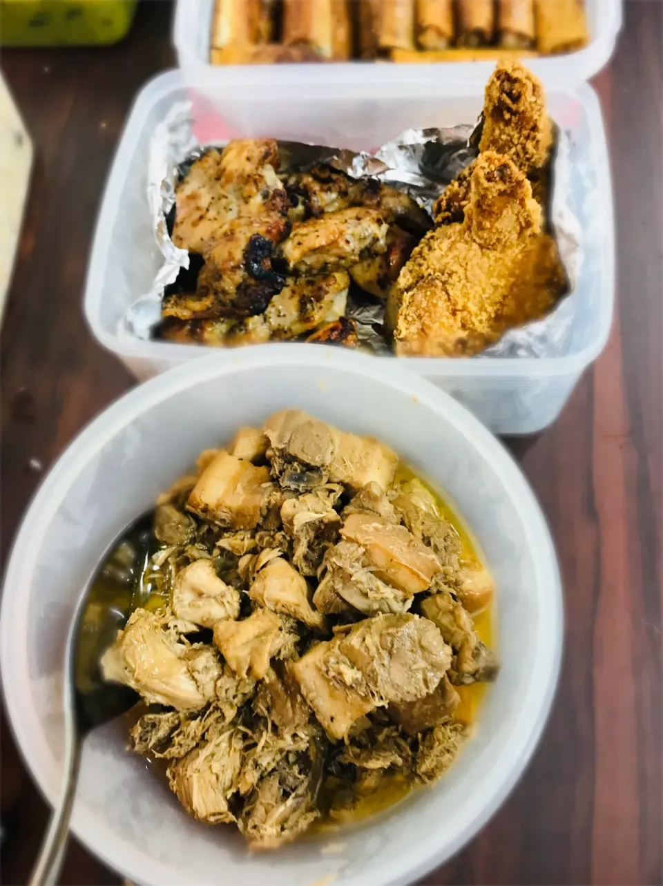 fried chicken with pork adobo|Maribel Jardin Garciaさん