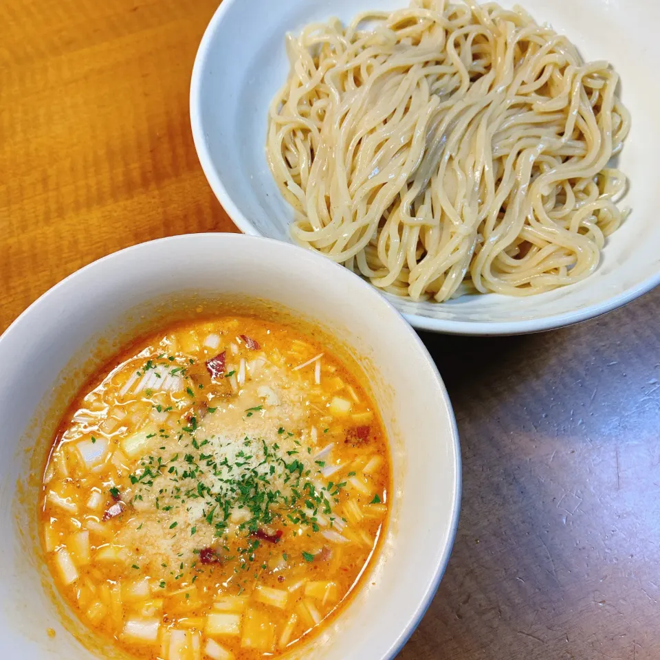 エビ担々つけ麺|中華蕎麦 銀時さん