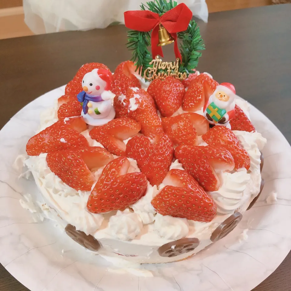 あまおうたっぷりケーキ🎂|Kirarihahaさん