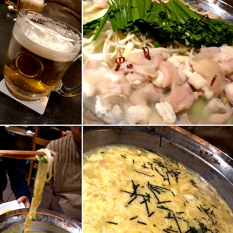 忘年会。モツ鍋ー〆のラーメンのあとにおじやも⁈|Hiro Yanさん